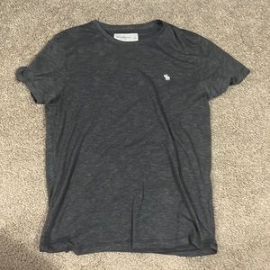 Abercrombie and fitch small men’s black/dark grey tee shirt.